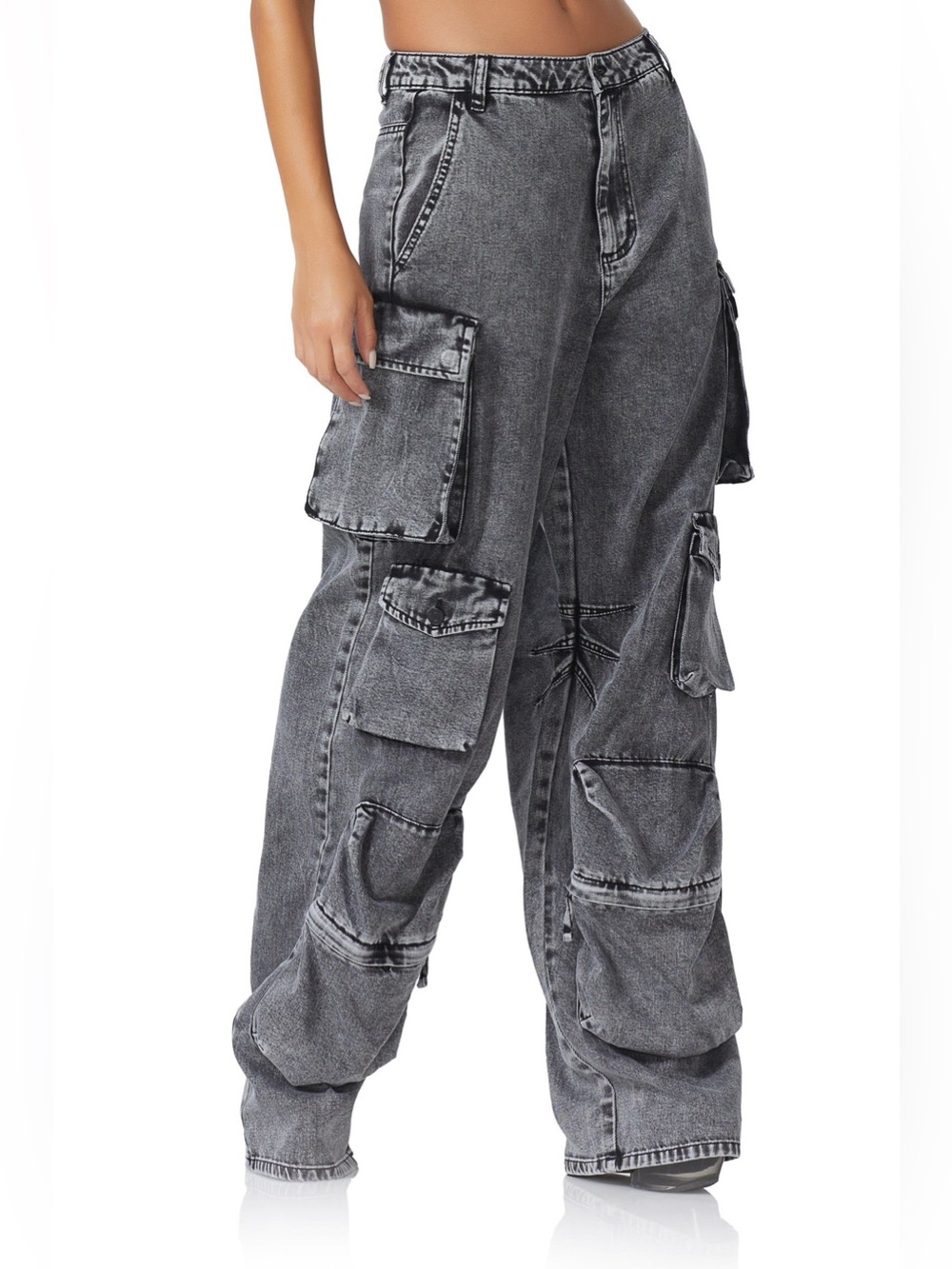 AFRM Parker Wide Leg Cargo Jeans | NWT | Size 26